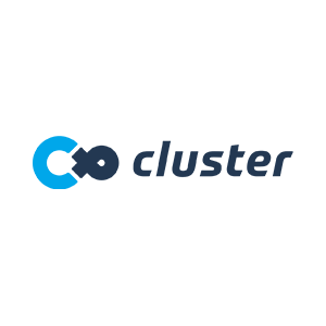 クラスター株式会社のロゴ